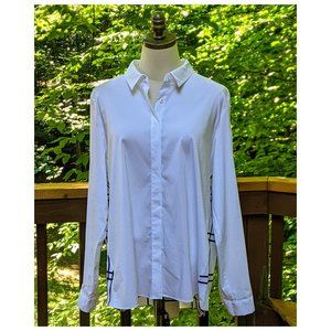 Alfani Black & White Blouse